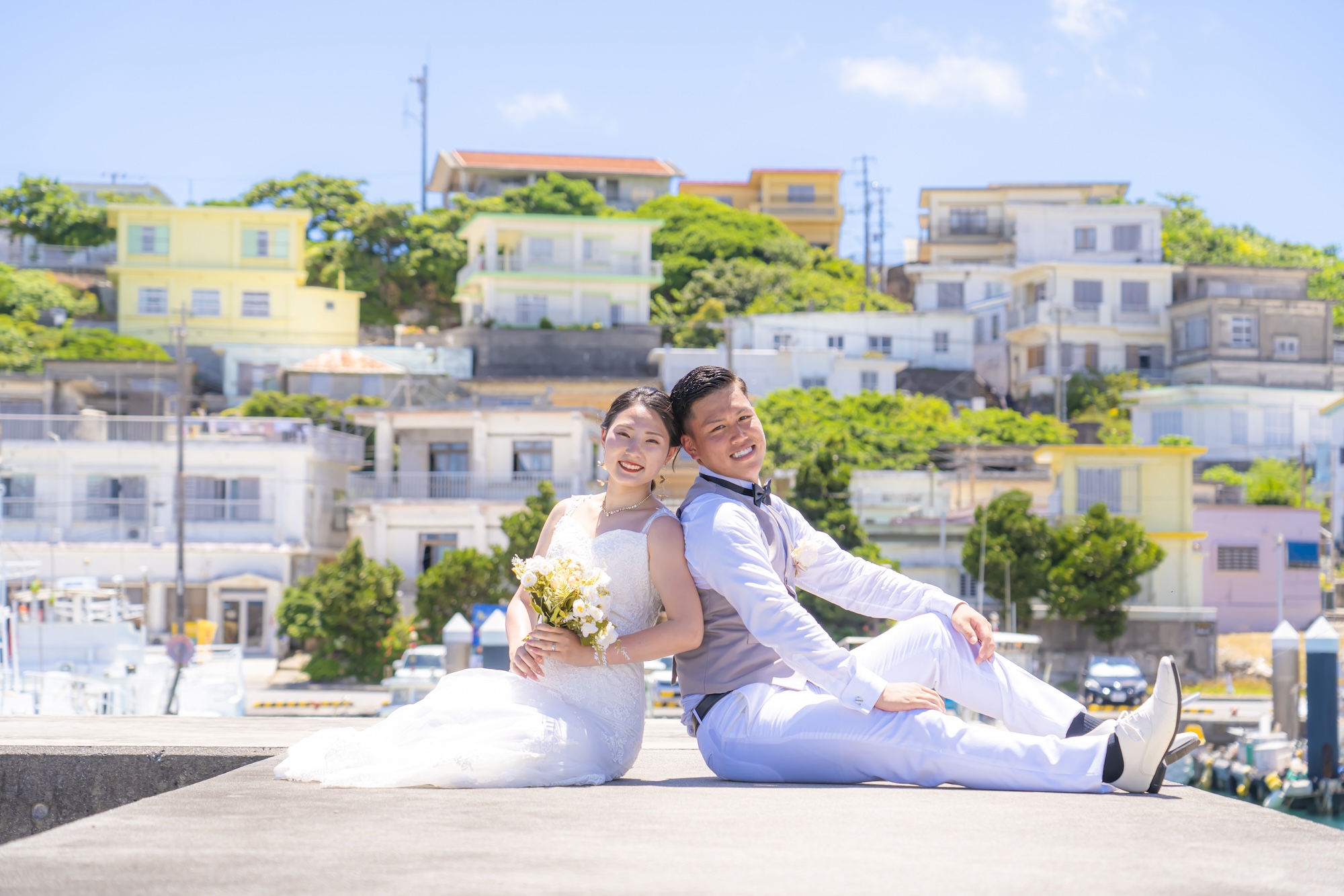 宮古島のフォトウェディング_宮古島ウェディングフォトは前撮り/結婚写真/結婚式/ビーチウェディングフォト/ビーチ挙式/ドローン撮影も対応