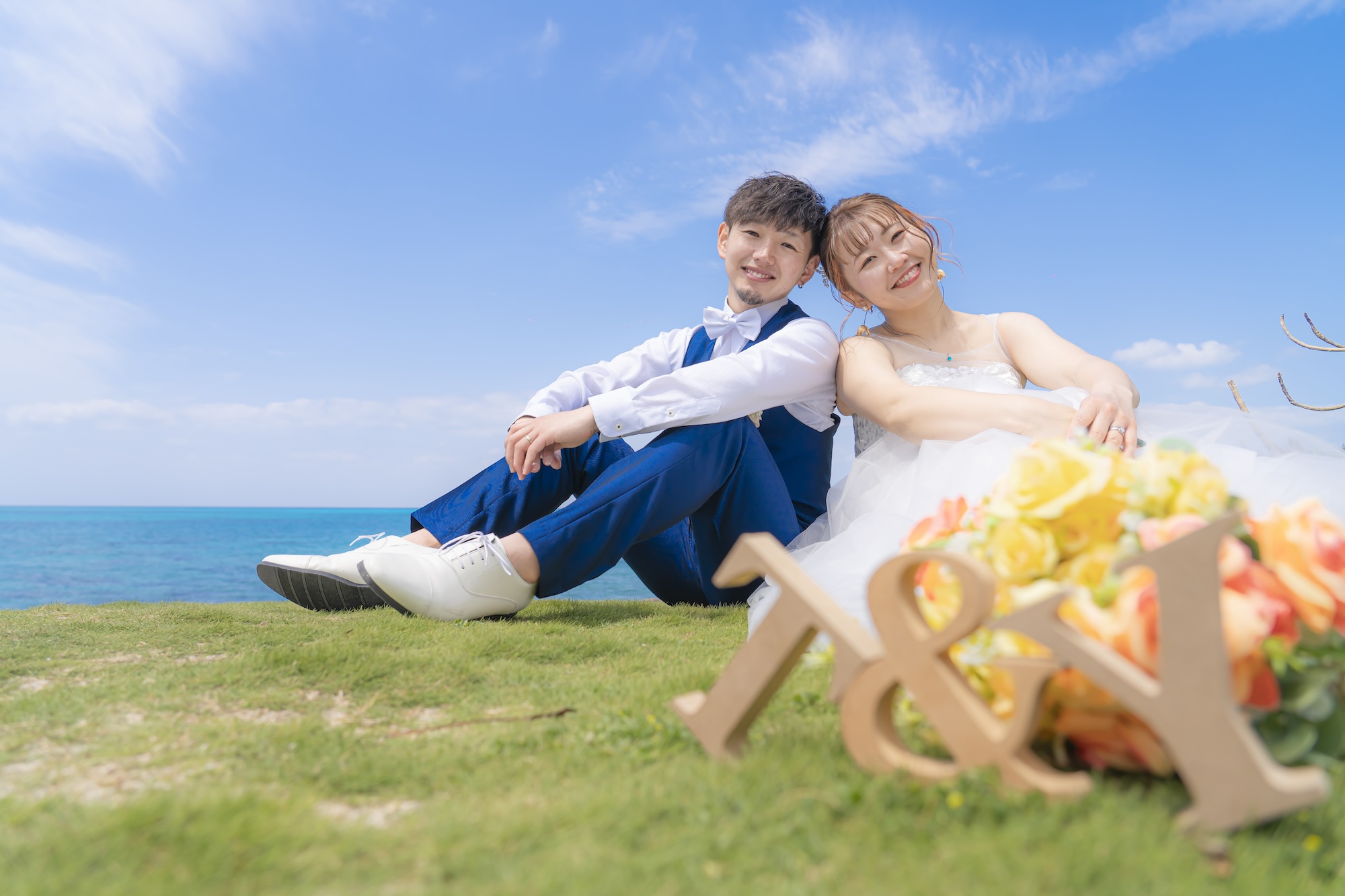 宮古島のフォトウェディング_宮古島ウェディングフォトは前撮り/結婚写真/結婚式/ビーチウェディングフォト/ビーチ挙式/ドローン撮影も対応